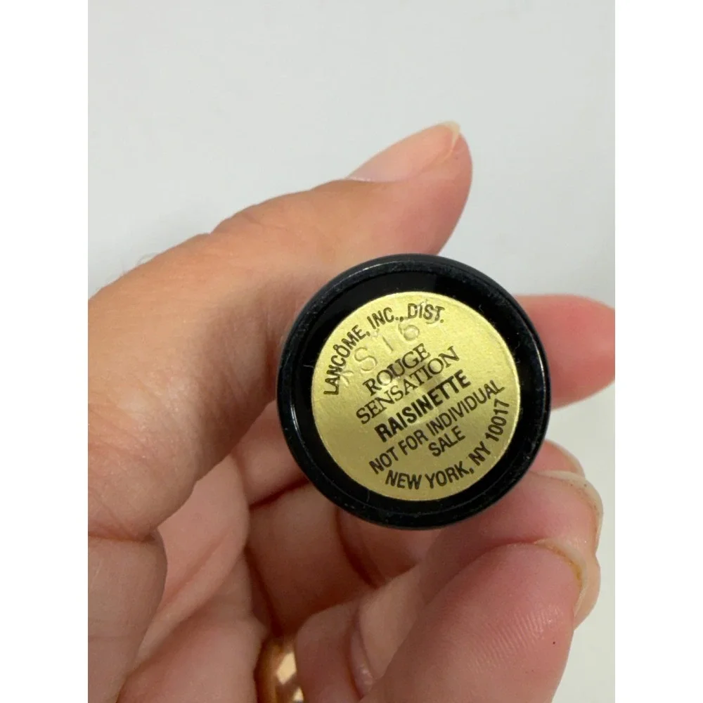 Lancome Rouge Sensation Lipstick Raisinette S16 Metallic Brown Shimmer RARE